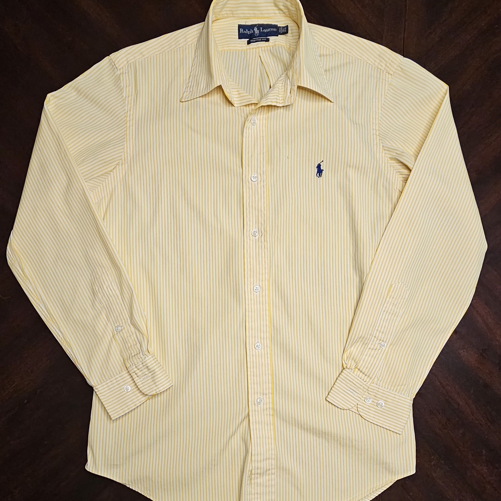 Polo by Ralph Lauren Yellow Dress Shirt